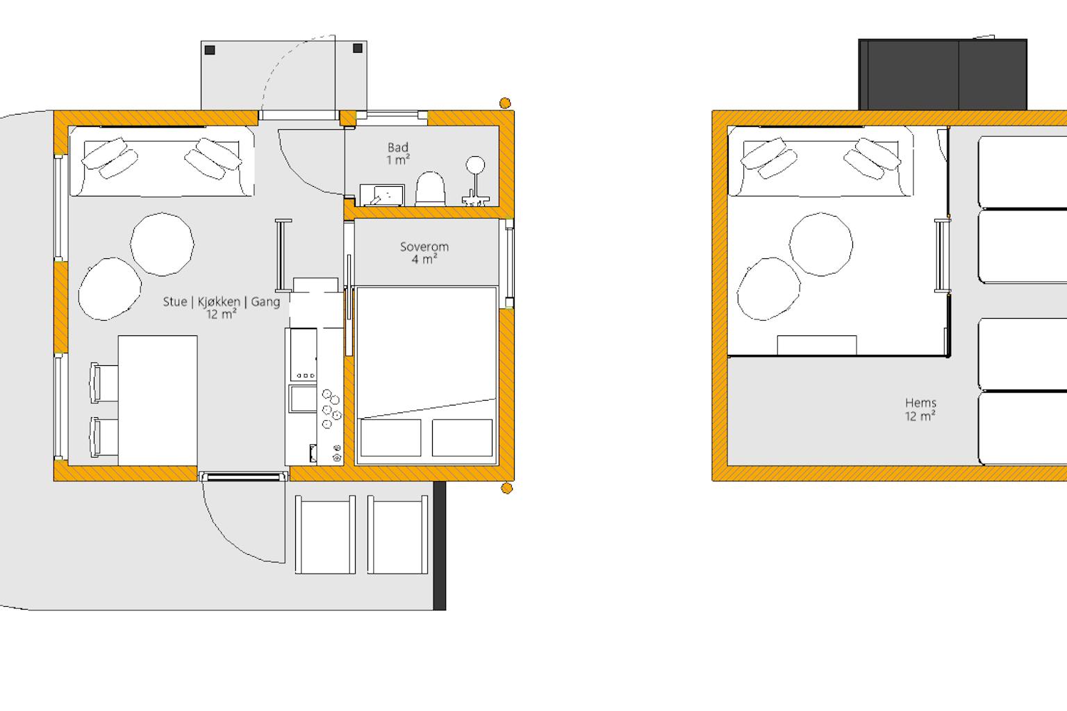 Saupstein Plantegning